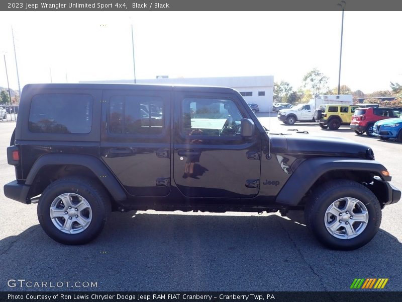 Black / Black 2023 Jeep Wrangler Unlimited Sport 4x4