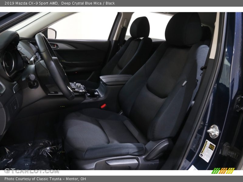 Deep Crystal Blue Mica / Black 2019 Mazda CX-9 Sport AWD