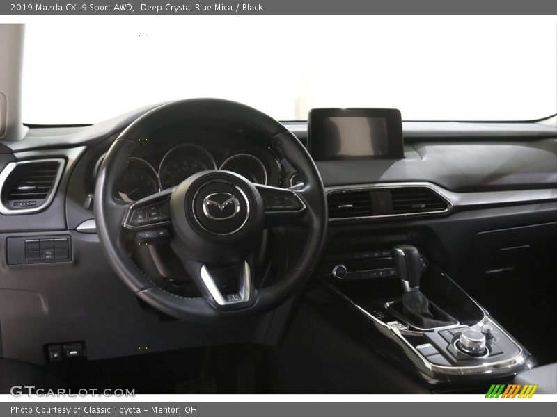 Deep Crystal Blue Mica / Black 2019 Mazda CX-9 Sport AWD