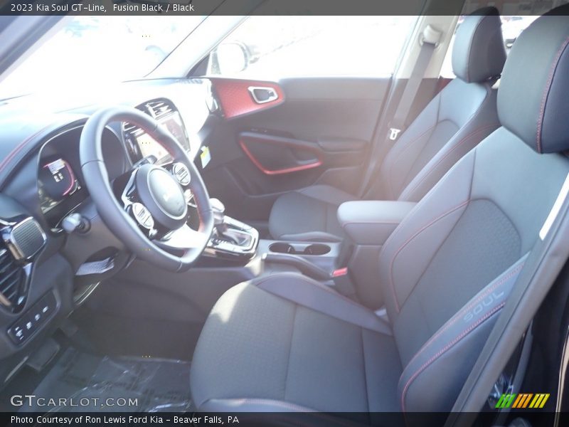 Fusion Black / Black 2023 Kia Soul GT-Line