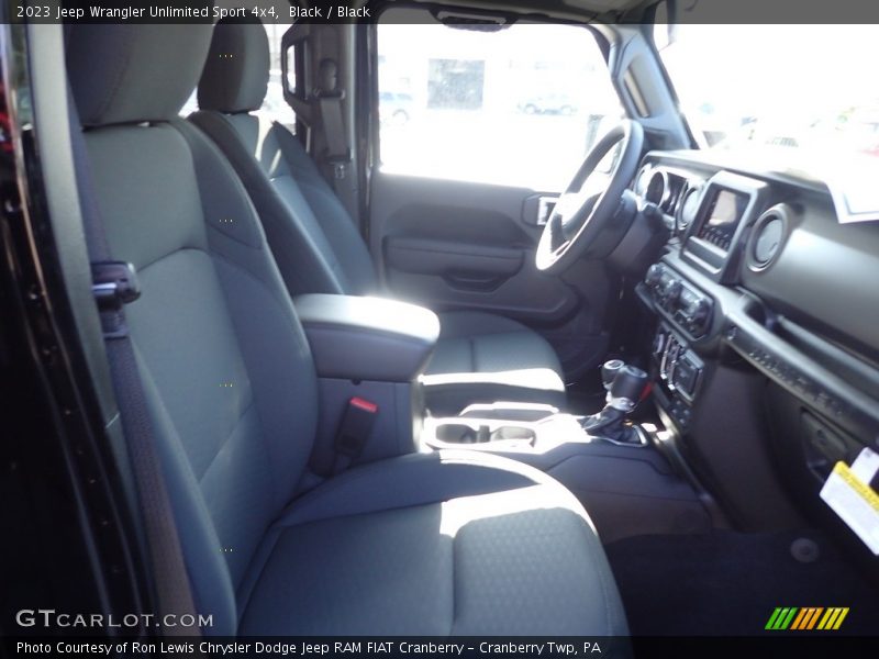 Black / Black 2023 Jeep Wrangler Unlimited Sport 4x4