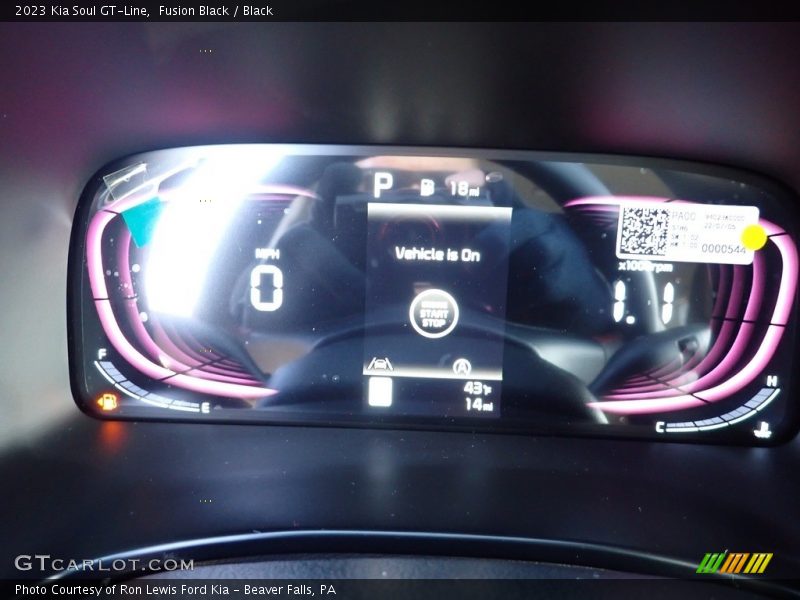 Fusion Black / Black 2023 Kia Soul GT-Line