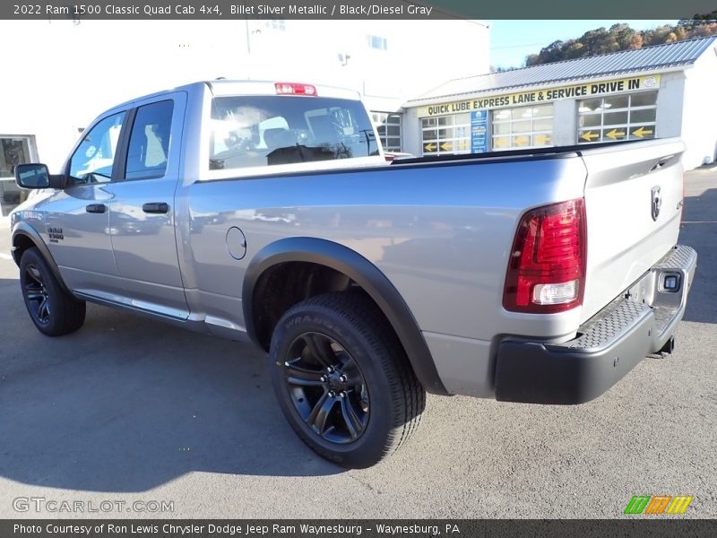 Billet Silver Metallic / Black/Diesel Gray 2022 Ram 1500 Classic Quad Cab 4x4
