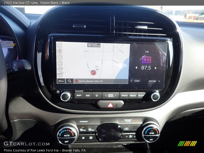 Fusion Black / Black 2023 Kia Soul GT-Line