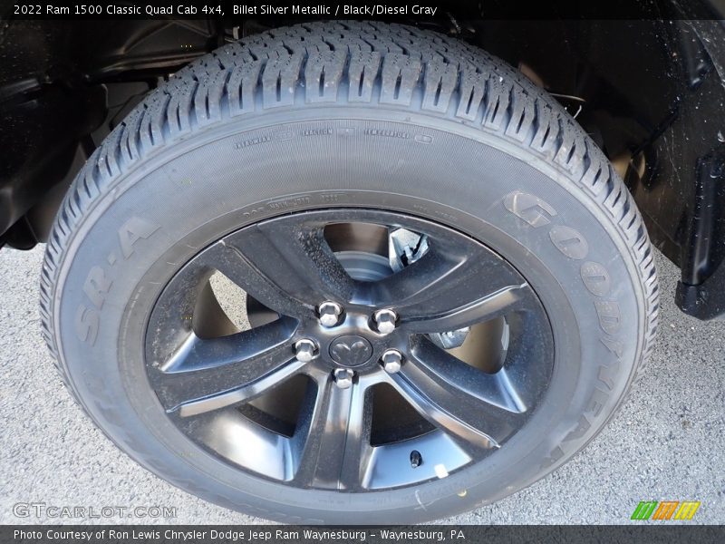 Billet Silver Metallic / Black/Diesel Gray 2022 Ram 1500 Classic Quad Cab 4x4