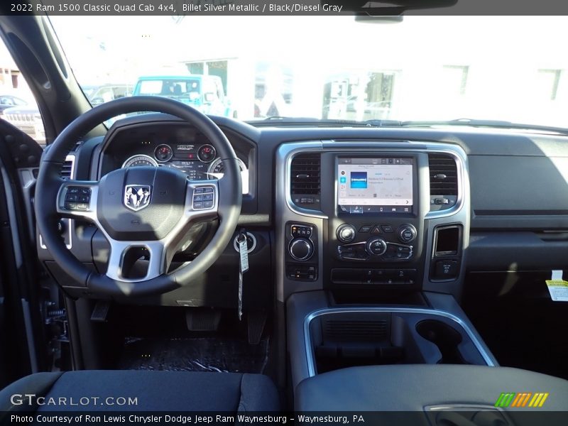 Billet Silver Metallic / Black/Diesel Gray 2022 Ram 1500 Classic Quad Cab 4x4