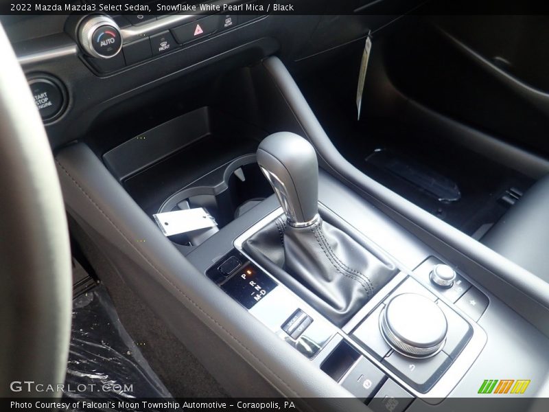 Snowflake White Pearl Mica / Black 2022 Mazda Mazda3 Select Sedan