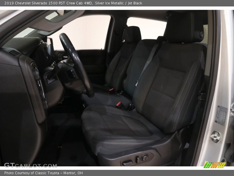 Silver Ice Metallic / Jet Black 2019 Chevrolet Silverado 1500 RST Crew Cab 4WD