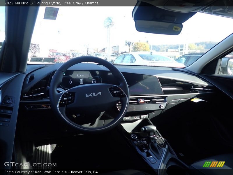 Steel Gray / Charcoal 2023 Kia Niro EX Touring Hybrid