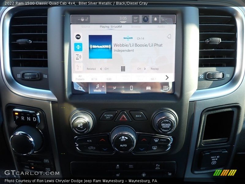 Billet Silver Metallic / Black/Diesel Gray 2022 Ram 1500 Classic Quad Cab 4x4