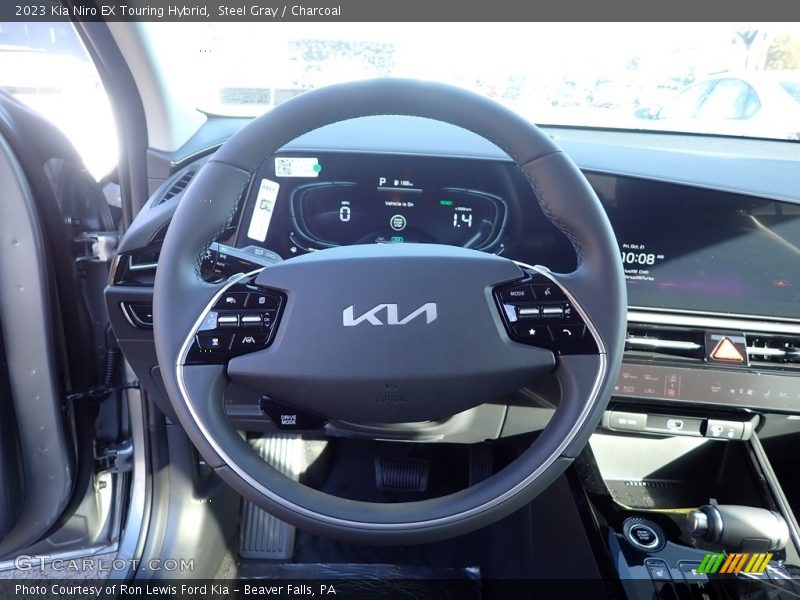 Steel Gray / Charcoal 2023 Kia Niro EX Touring Hybrid