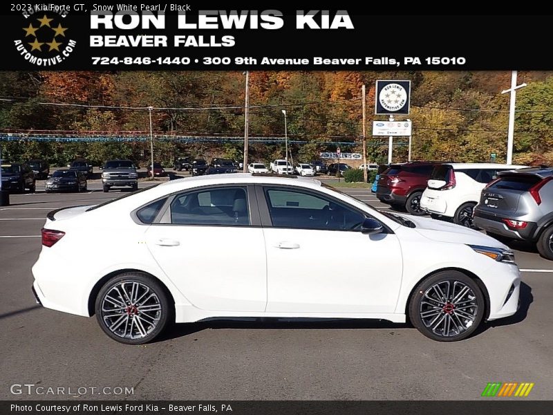 Snow White Pearl / Black 2023 Kia Forte GT