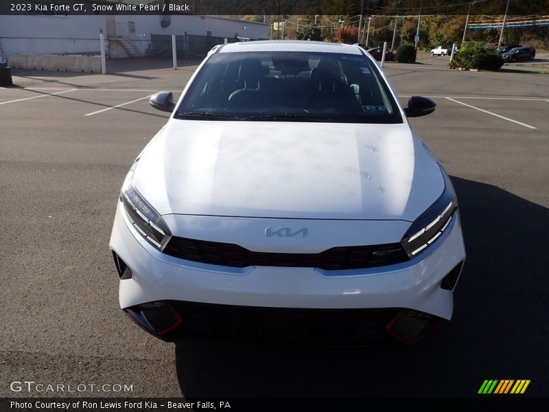 Snow White Pearl / Black 2023 Kia Forte GT