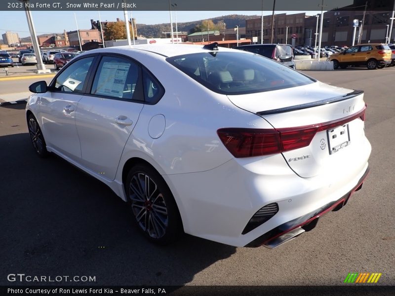 Snow White Pearl / Black 2023 Kia Forte GT