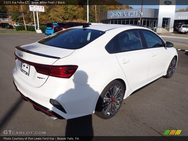 Snow White Pearl / Black 2023 Kia Forte GT