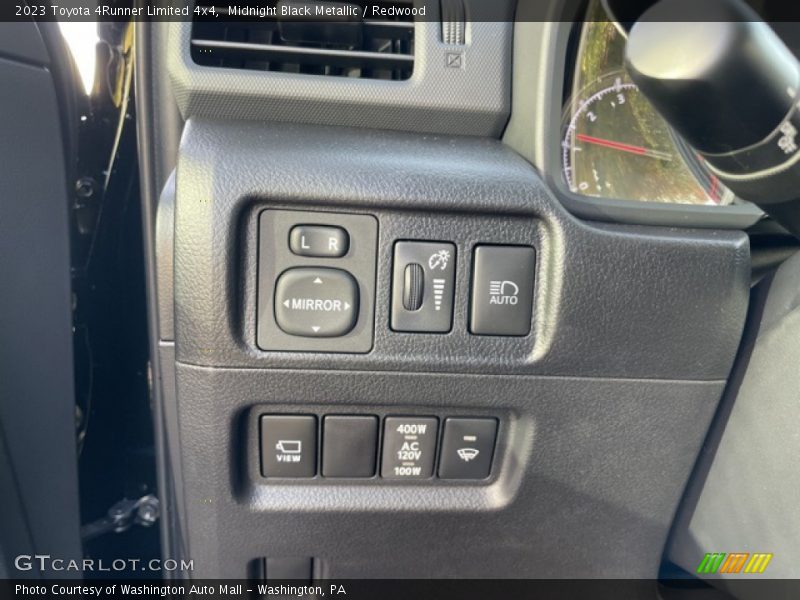Controls of 2023 4Runner Limited 4x4