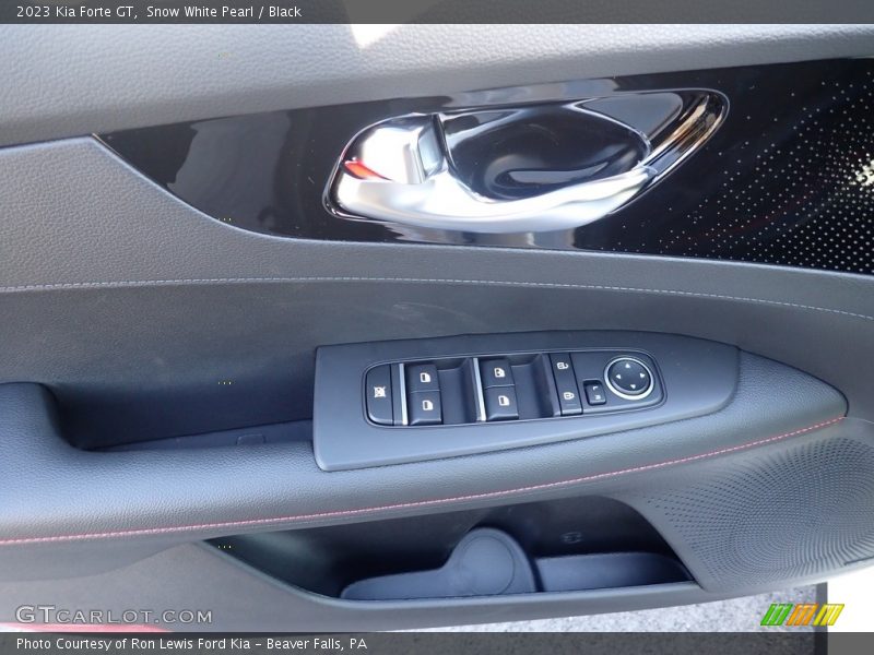 Snow White Pearl / Black 2023 Kia Forte GT