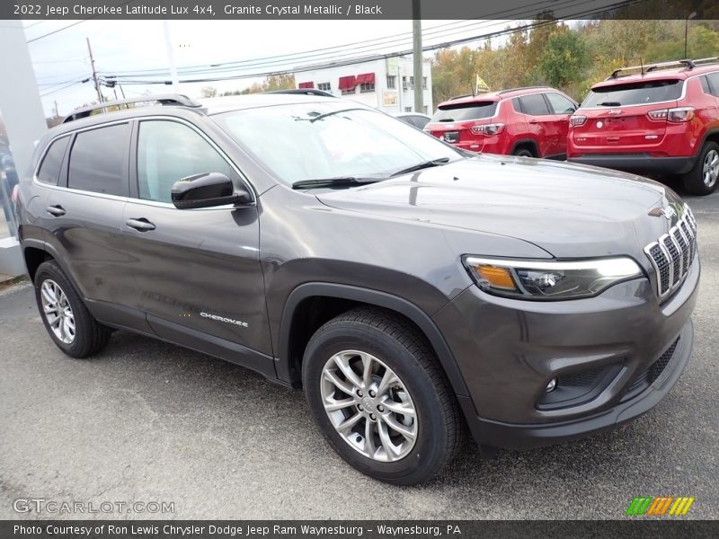 Granite Crystal Metallic / Black 2022 Jeep Cherokee Latitude Lux 4x4