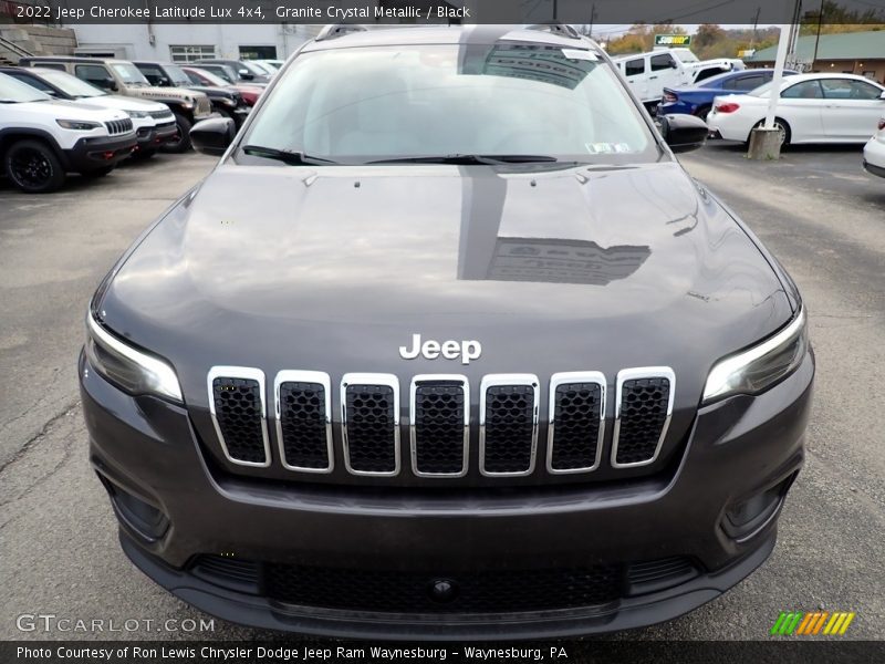 Granite Crystal Metallic / Black 2022 Jeep Cherokee Latitude Lux 4x4