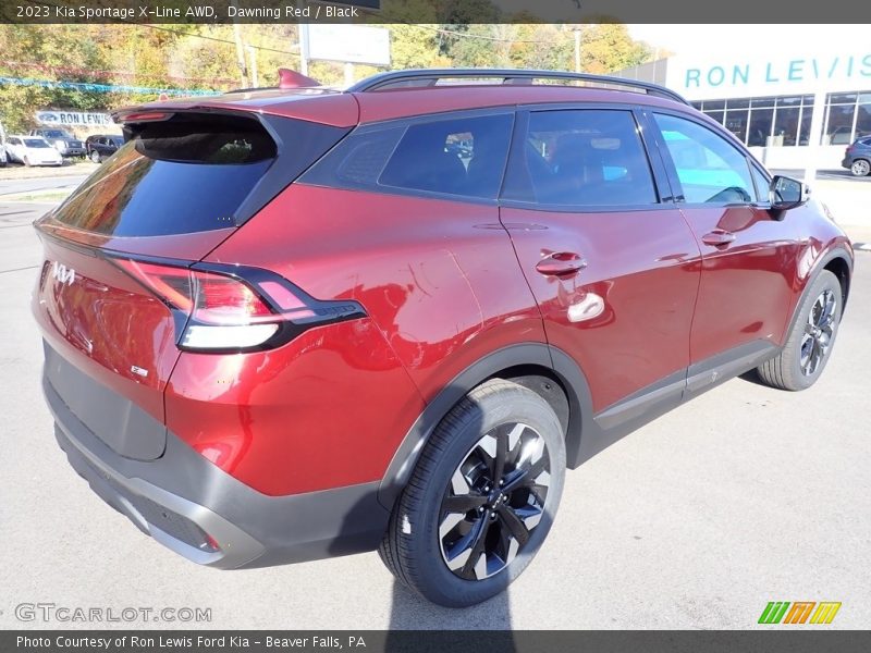 Dawning Red / Black 2023 Kia Sportage X-Line AWD