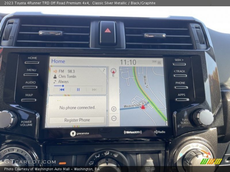 Navigation of 2023 4Runner TRD Off Road Premium 4x4