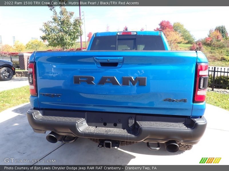 Hydro Blue Pearl / Black/TRX Red Accents 2022 Ram 1500 TRX Crew Cab 4x4