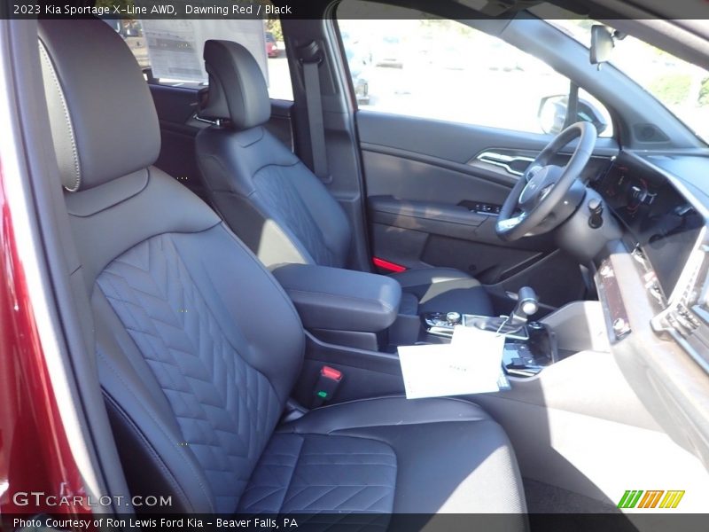 Dawning Red / Black 2023 Kia Sportage X-Line AWD