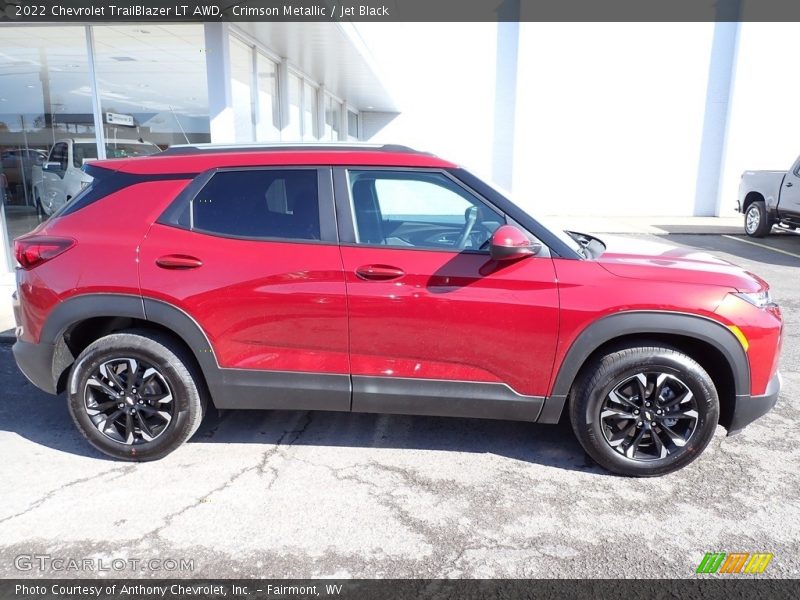 Crimson Metallic / Jet Black 2022 Chevrolet TrailBlazer LT AWD