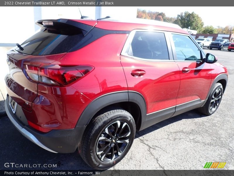 Crimson Metallic / Jet Black 2022 Chevrolet TrailBlazer LT AWD