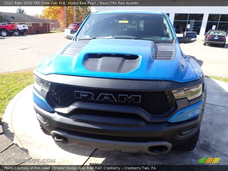 Hydro Blue Pearl / Black/TRX Red Accents 2022 Ram 1500 TRX Crew Cab 4x4