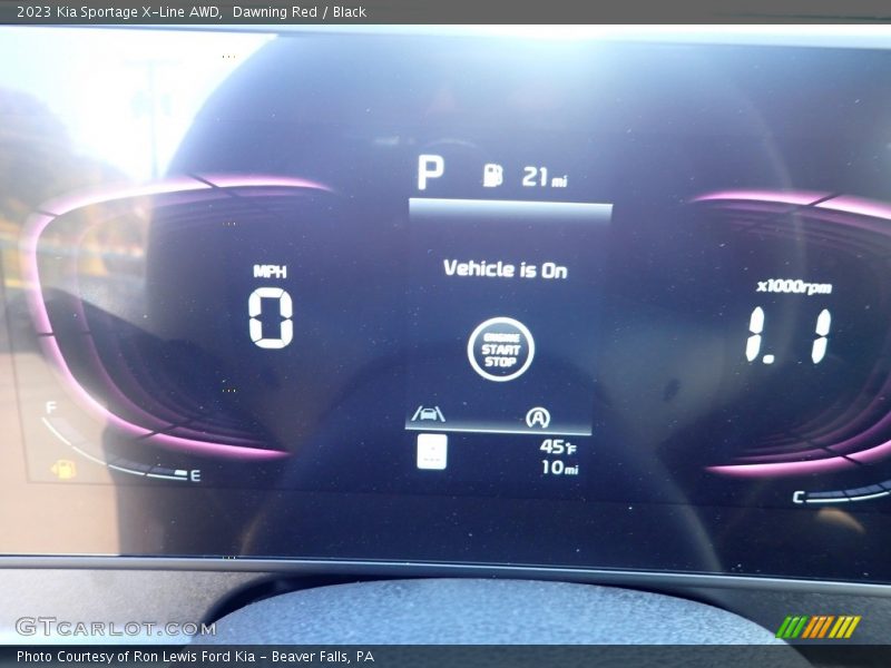 Dawning Red / Black 2023 Kia Sportage X-Line AWD