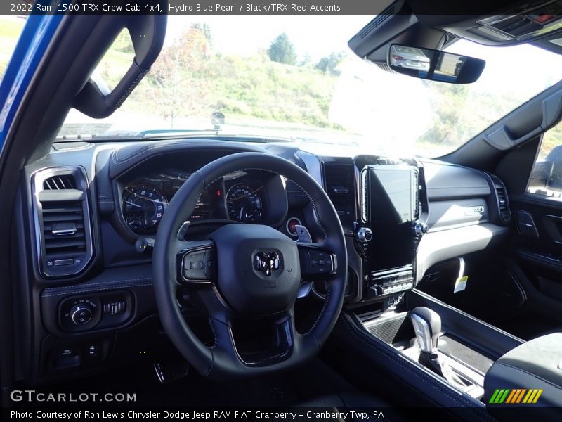 Hydro Blue Pearl / Black/TRX Red Accents 2022 Ram 1500 TRX Crew Cab 4x4