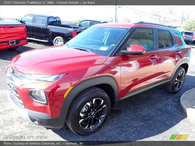 Crimson Metallic / Jet Black 2022 Chevrolet TrailBlazer LT AWD