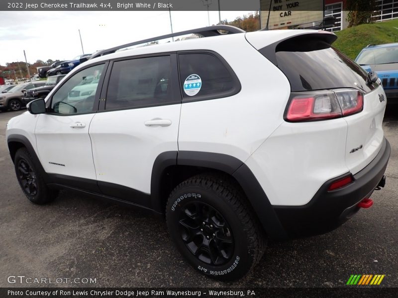 Bright White / Black 2022 Jeep Cherokee Trailhawk 4x4