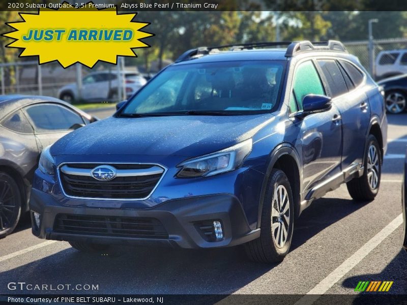 Abyss Blue Pearl / Titanium Gray 2020 Subaru Outback 2.5i Premium