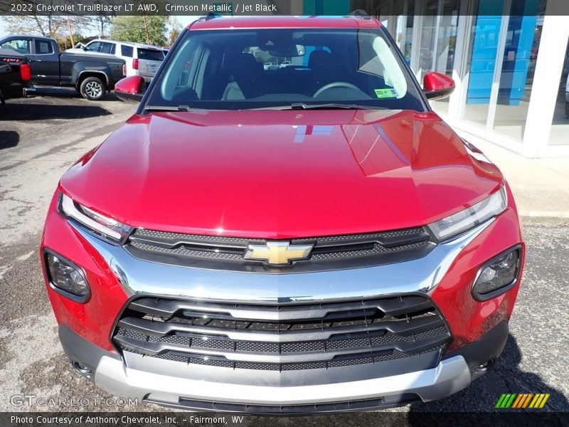 Crimson Metallic / Jet Black 2022 Chevrolet TrailBlazer LT AWD