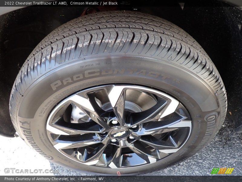 Crimson Metallic / Jet Black 2022 Chevrolet TrailBlazer LT AWD