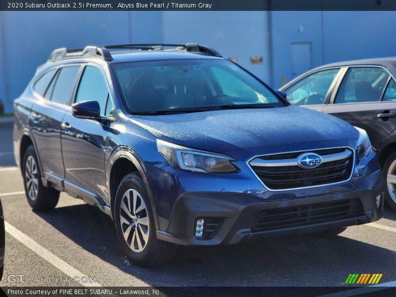 Abyss Blue Pearl / Titanium Gray 2020 Subaru Outback 2.5i Premium