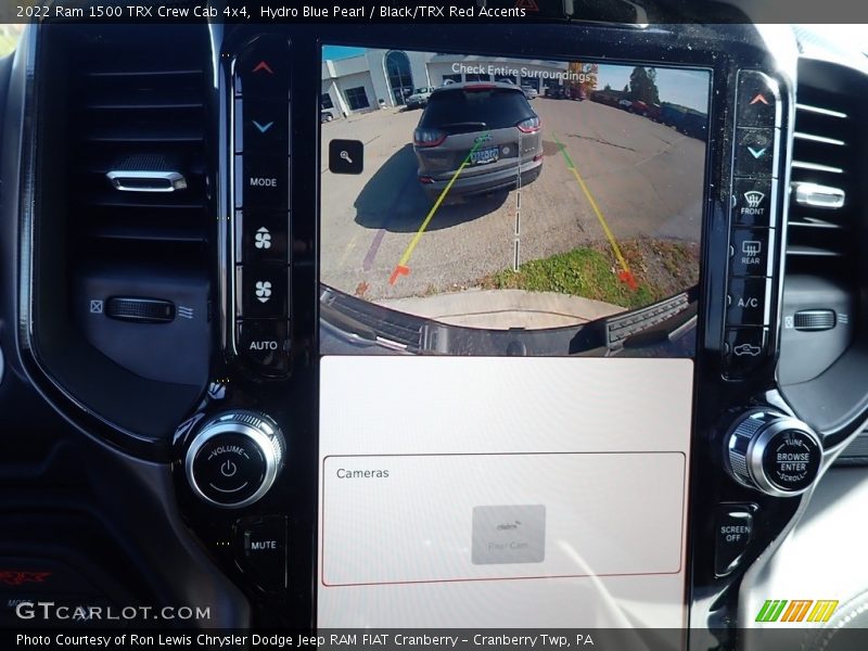 Hydro Blue Pearl / Black/TRX Red Accents 2022 Ram 1500 TRX Crew Cab 4x4
