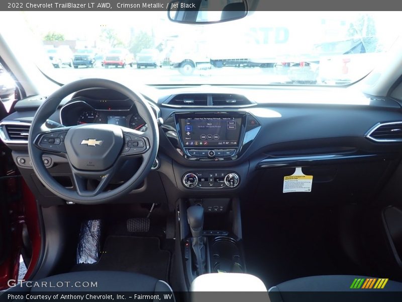 Crimson Metallic / Jet Black 2022 Chevrolet TrailBlazer LT AWD
