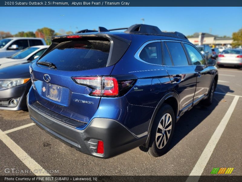 Abyss Blue Pearl / Titanium Gray 2020 Subaru Outback 2.5i Premium
