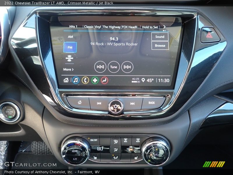 Crimson Metallic / Jet Black 2022 Chevrolet TrailBlazer LT AWD