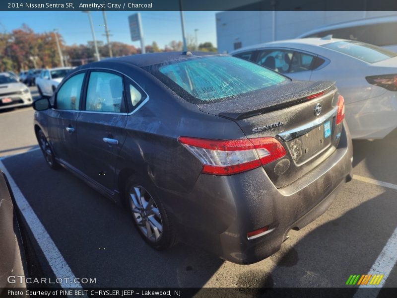 Amethyst Gray / Charcoal 2014 Nissan Sentra SR