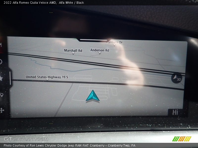 Alfa White / Black 2022 Alfa Romeo Giulia Veloce AWD