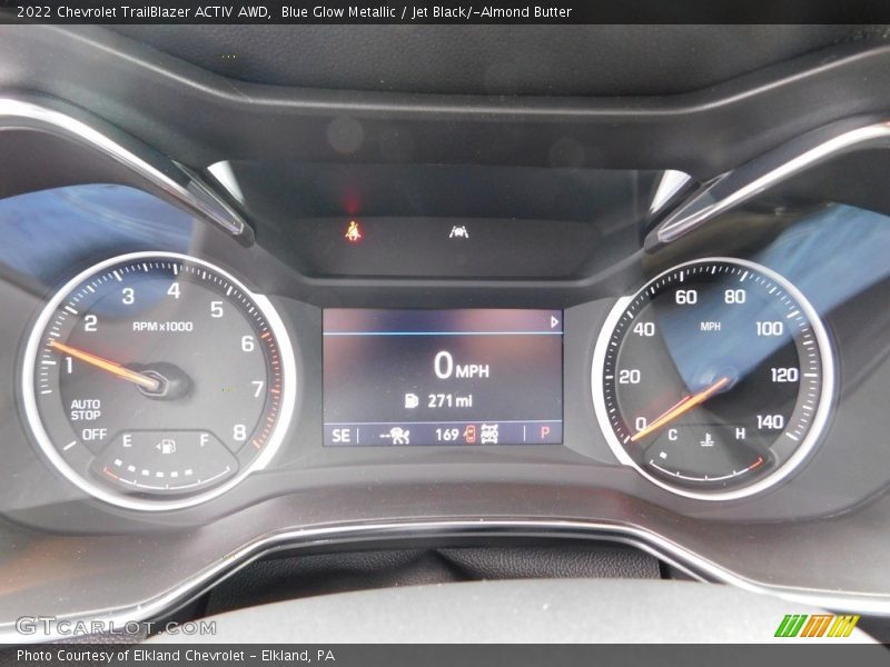 Blue Glow Metallic / Jet Black/­Almond Butter 2022 Chevrolet TrailBlazer ACTIV AWD