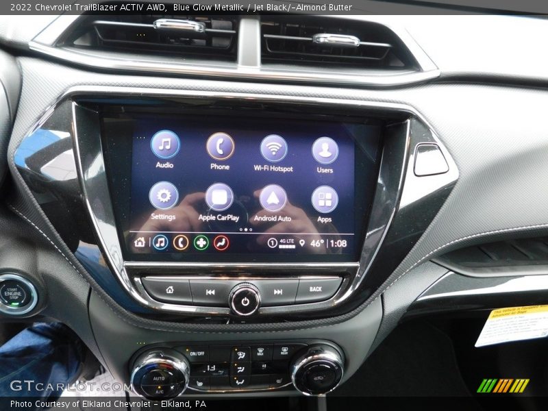 Blue Glow Metallic / Jet Black/­Almond Butter 2022 Chevrolet TrailBlazer ACTIV AWD