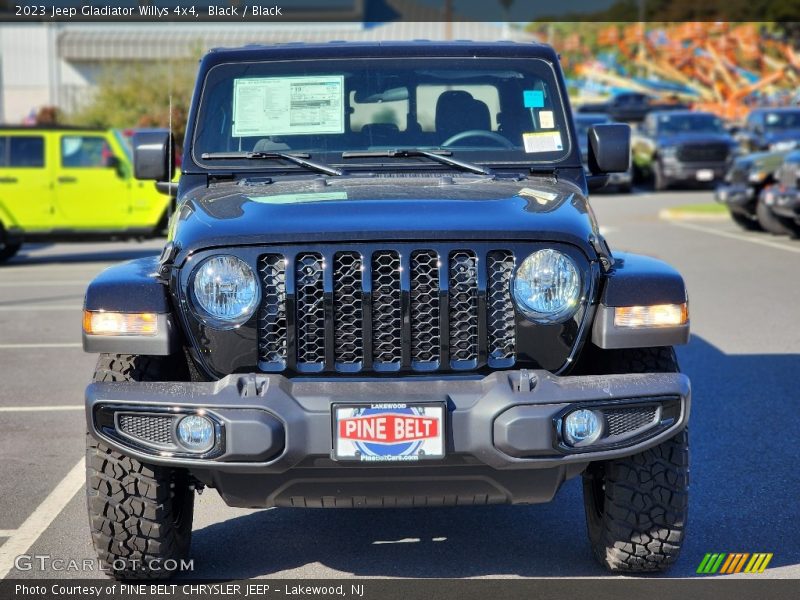 Black / Black 2023 Jeep Gladiator Willys 4x4
