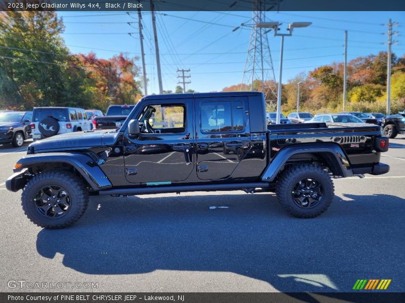 Black / Black 2023 Jeep Gladiator Willys 4x4