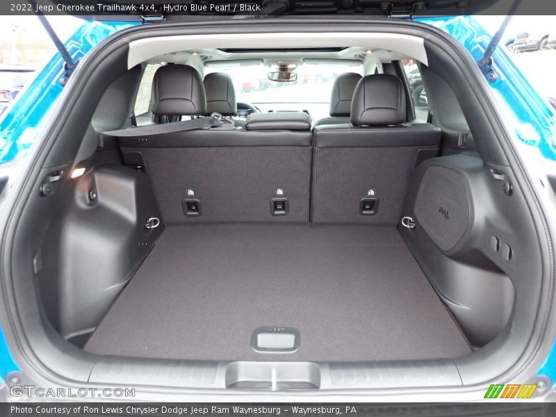 Hydro Blue Pearl / Black 2022 Jeep Cherokee Trailhawk 4x4