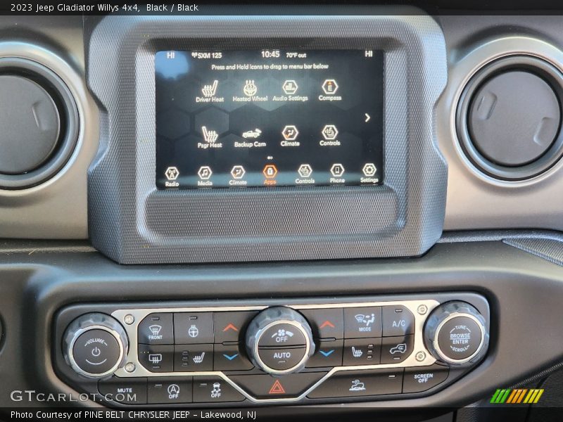 Black / Black 2023 Jeep Gladiator Willys 4x4